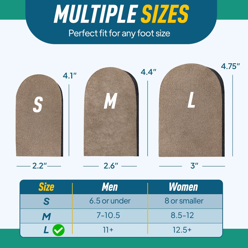 Heel Lifts for Women and Men Adjustable Shoe Lifts for