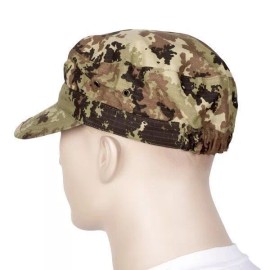 Italian Army BDU Field Cap Vegetato Camo RipStop One Size Fits All Free Ship!
