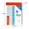 A4 Plastic Dividers (A-Z) Includes Plastic Envelope - DIN A4