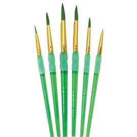 ROYAL BRUSH Big Kid's Choice Round Brush Set, 6 Per Package