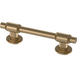 Franklin Brass Adjusta-Pull (5-Pack) Adjustable Drawer Pulls | Fits 1-3/8 to 4 Inch Hole Centers | Champagne Bronze Cabinet Handles | Fluted Edge