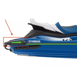 YAMAHA 2022-2024 VX CRUISER/ REAR RH Corner Green Bumper Gunwale F4N-U2504-K0-0