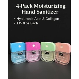 Pure 4-pack of B•Pure Moisturizing Hand Sanitizers.