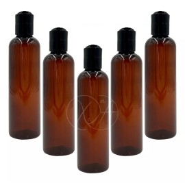 Xena Botellas Ambar 125 Ml Envases Frasco Pet Con Tapa Disco X 20