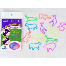 Hair Rubber Bands Animal Desig N, Case of 144