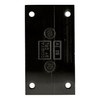 CRL Geneva 037 Series Gun Metal Wall Mount Full Back