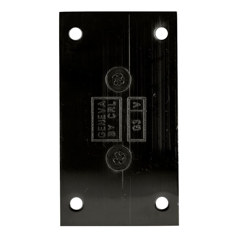CRL Geneva 037 Series Gun Metal Wall Mount Full Back