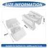 mimzemamz 2 Compartments Bath Toy Storage Organizer Net Bag for