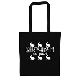 Flox Creative Rabbits make me happy. You? Not so much tote bag