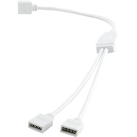 JacobsParts ABI 1:2 4-pin Female Power Splitter Cable for RGB LED Light Strip (2-Pack)