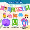 25PCS Hello Summer Pool Party Decorations – Tropical Banner and