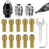 Multi Chuck Set for Rotary Tools,15 PCS Collet Chuck 4486