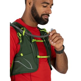 Osprey Duro 1.5L Men's Running Hydration Vest with Hydraulics Reservoir, Phantom Grey/Toffee Orange, Large