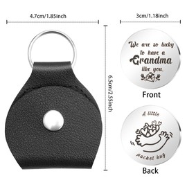 Grandma Gifts Grandma Mothers Day Gifts for Grandma Keyring Gifts For Grandma Great Grandma Gifts For Granny Birthday Gifts For Grandma From Grandkids Presents For Grandma Pocket Tokens Keepsake Gifts