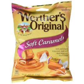 WERTHER'S ORIGINAL SOFT CARAMELS 4.51oz PACKAGE