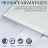 Maasechs 8 Pack Polycarbonate Greenhouse Panels Connectors, 36" Plastic H