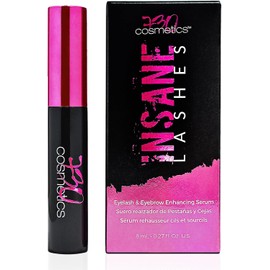 Suero para el crecimiento de pestañas Insane Lashes: suero para el crecimiento rápido de pestañas y potenciador de cejas: suero potenciador natural de pestañas para lograr cejas más largas, gruesas y