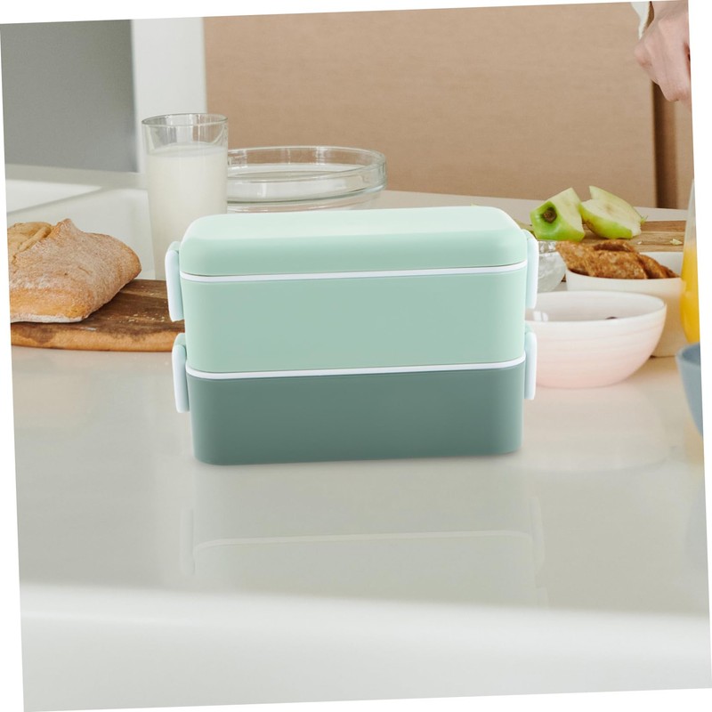 CHILDWEET Leakproof Compartment Meal Prep Box Microwaveable Bento Lunch Container