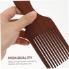 OATIPHO 2Pcs Wide Flat Wooden Massage Comb Durable Hair Comb