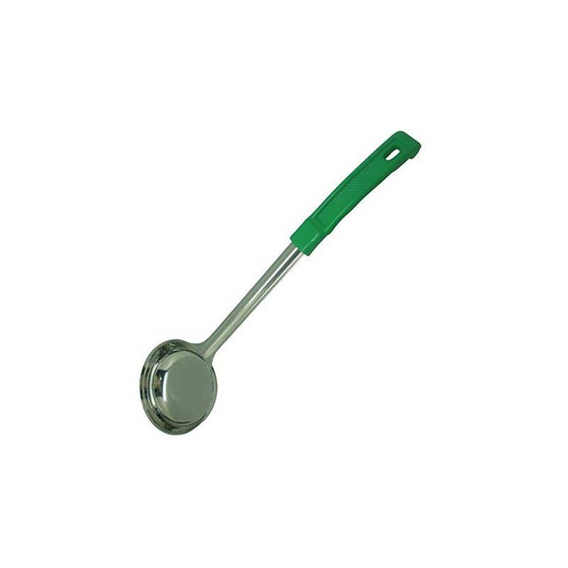 Vogue DP016 Stainless Steel Solid Spoodle, 118 mL Capacity, Green