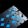 WANGCL 2 Set Waterproof Poker Cards, PVC Black and Blue