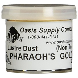 Oasis supply Lustre Dust, Pharaoh's Gold (Old Gold), 2 Gram