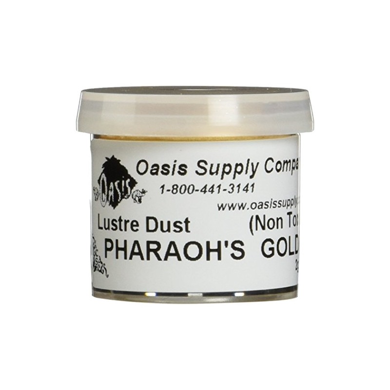 Oasis supply Lustre Dust, Pharaoh's Gold (Old Gold), 2 Gram