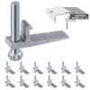 Dreyoo 12 Pack Sink Clips for Countertop Sinks, Heavy Duty