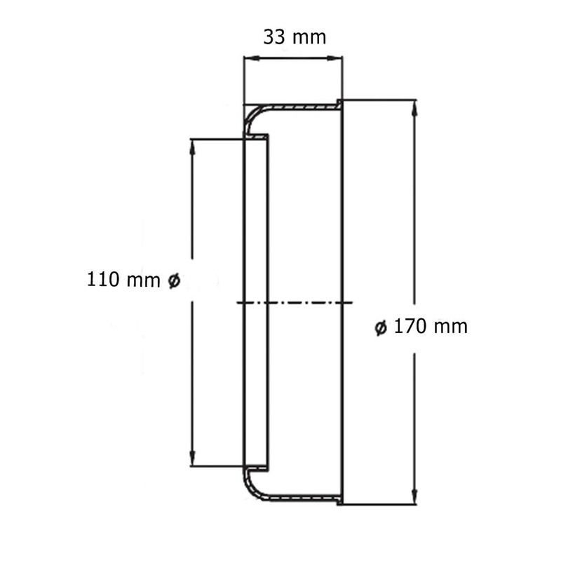 DN110 Drain Pipe Rosette Wall Rosette Siphon Rosette Toilet Rosette
