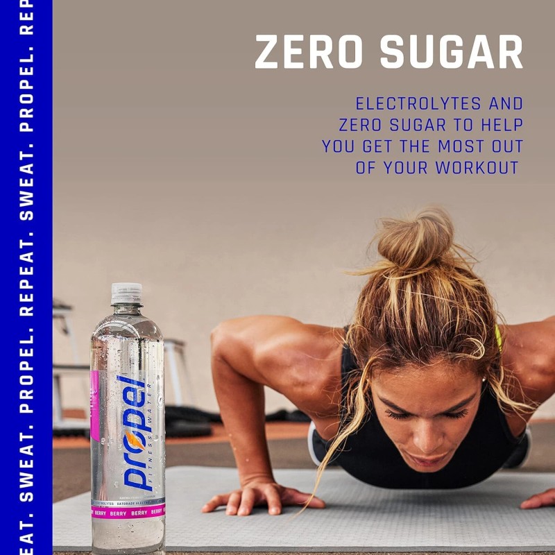 Propel (12 Pack) Propel Peach Electrolytes & Vitamins Sport Water,