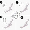 Aluminium Profile Connector 20 x 20 135 Degree Angle Connector
