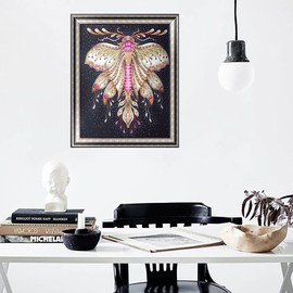 DIY 5D Diamant Malerei Set, Vollbohrer Schmetterlingsmuster Diamant-malerei Bilder, für Home Wall Decor 12 x 16