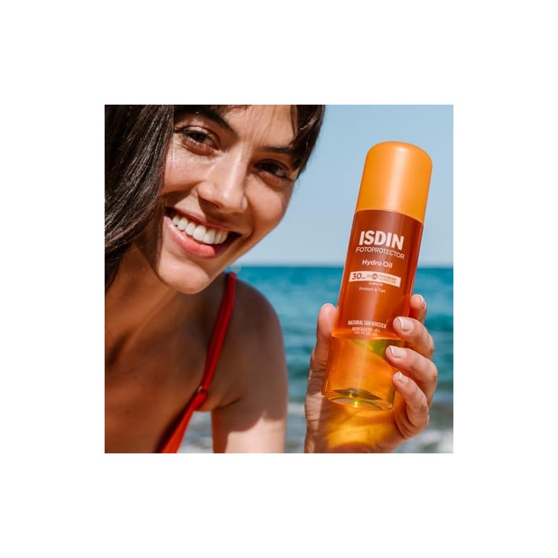 ISDIN Fotoprotector HydroOil SPF 30 - Protector solar corporal bifásico