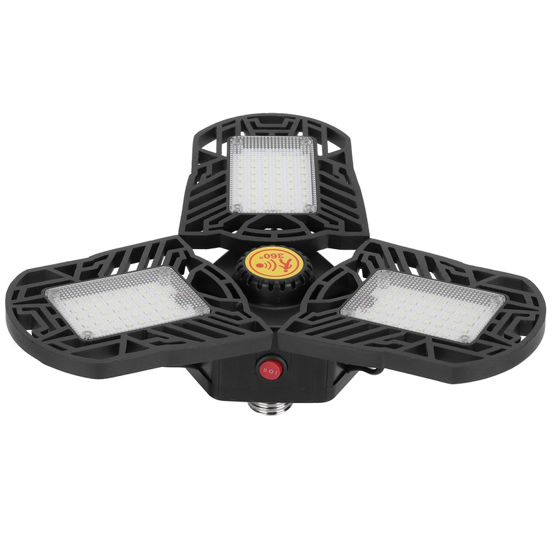 E27/E26/B22 LED Folding Garage Light 60W Radar Light Sensation Deformable