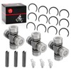 3PCS Front & Rear Prop Shaft U-Joint For Polaris General