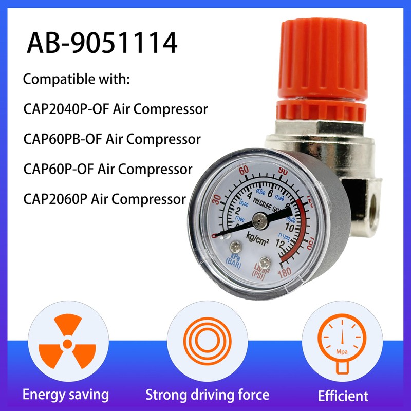 HKAOSDUUH Replacement AB-9051114 Air Compressor Pressure Regulator for Bostitch Husky