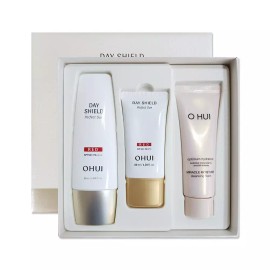 OHUI 오휘 데이쉴드 퍼펙트 선 레드 1.5종 세트 50ml + 30ml 26년 3월 기획 선크림 OHUI DayShield Perfect Sun Red 1.5 Type Set 50ml + 30ml March 2026 Planned Sun Cream