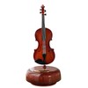Musiin Violin Music Box, Creative Music Box Violin with Rotating
