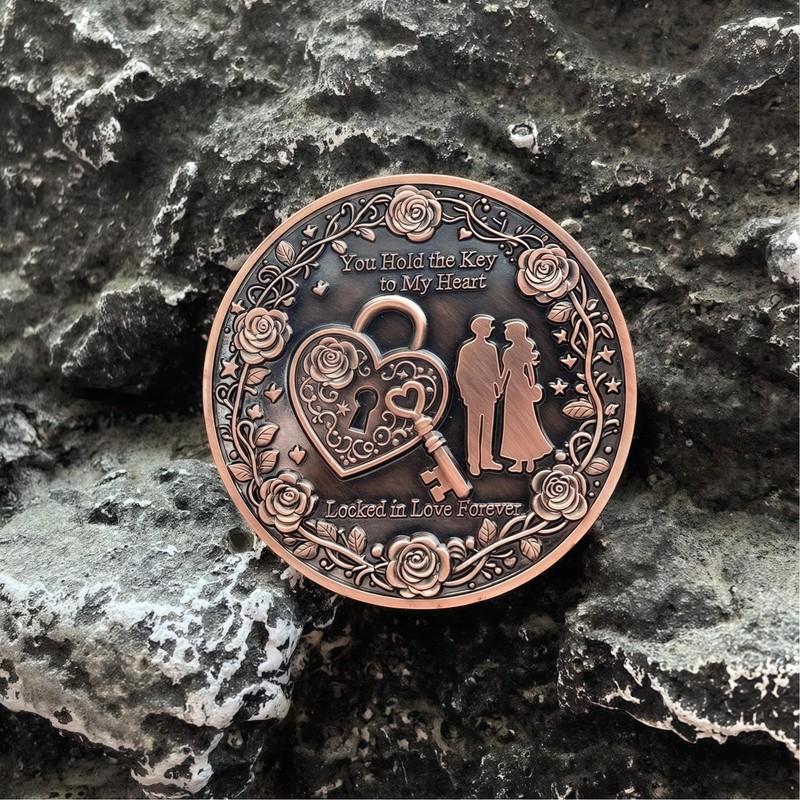I Love You Challenge Coin - Romantic for Him Her