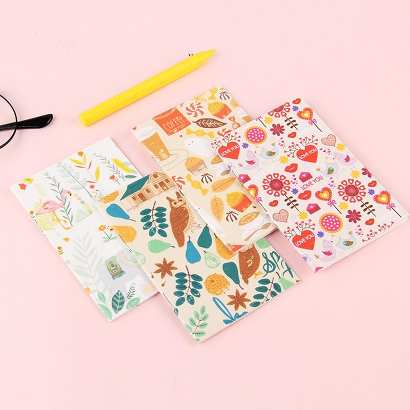 32 Pieces Mini Notebook Pocket Size Notepad Small Pocket Notepads