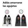 Patry Deluxe Agujetas Elasticas Para Tenis. Cordones Niños Y Adultos.