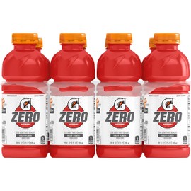 Gatorade G Zero Thirst Quencher, Fruit Punch, 20 Fl Oz (Pack of 8)