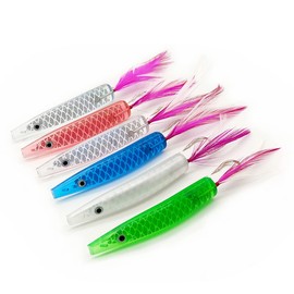 Orurdo qb100266a03n0 Fishing Tackle Bow Angle Tsunold B Surf Trolling Lures 5 Colors Set of 6 in 2.8 inches (70 mm)