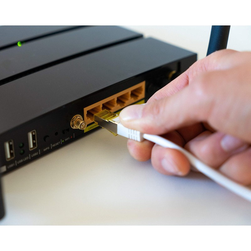 Triplett 1' Black CAT6A 10GBPS Professional Grade SSTP 26AWG Patch