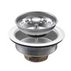 ZM Stainless Steel Kitchen Sink Strainer with Drain Assembly