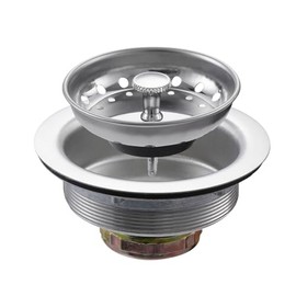 ZM Stainless Steel Kitchen Sink Strainer with Drain Assembly