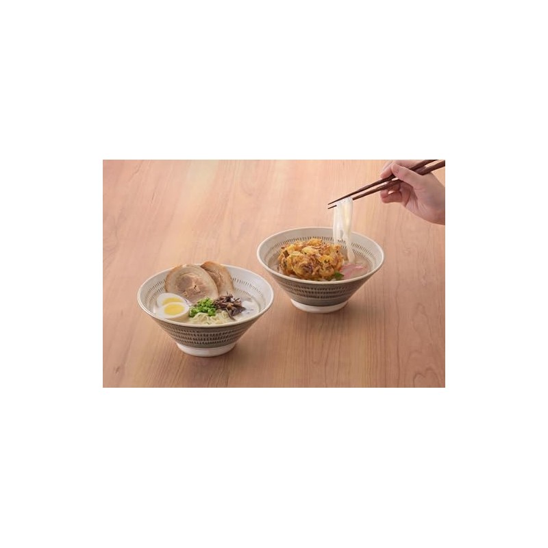 Marusankondo Donburi Bowl Ramen Bowl Ramen Bowl Set, Stylish, Mino