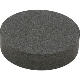 MARSHALLTOWN Double-Sided Tile Stones & Rub Bricks, Round Shape, 4" x 1" Black 60-90 Grit Stone, 16531