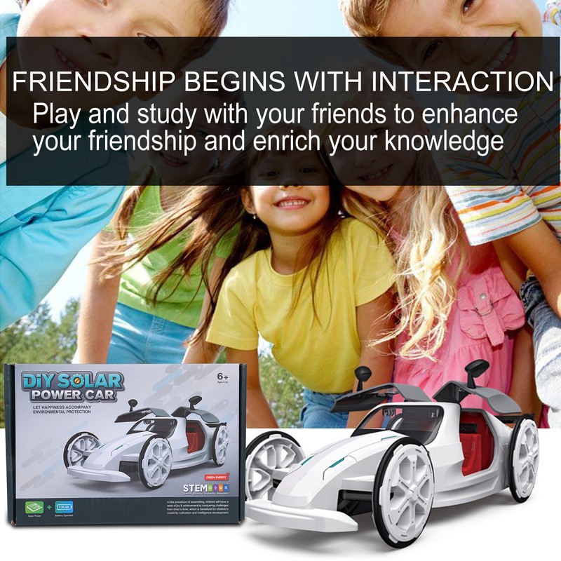 Solar Toys Car Kits for Children Kids Science Education Self