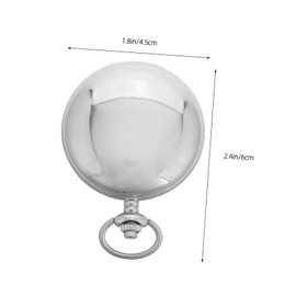 Sosoport Clamshell Pocket Watch Compass Metal Compass Watch Glow-in-The-Dark Feature Ideal for Outdoor Navigation